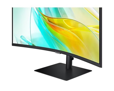 Samsung Monitor 34 cale ViewFinity S65UA VA 3440x1440 UWQHD 21:9 1xHDMI 1xDP 1xUSB-C 90W 3xUSB-A 5ms 100Hz HAS+PIVOT zakrzywiony głośnik
