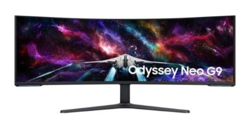 Samsung Samsung Monitor 57 cali G95NC VA 7680x2160 DUHD 32:9 3xHDMI 1xDP 2xUSB 3.0 KVM 1ms 240Hz HAS Gaming zakrzywiony 3Yd2d