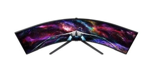 Samsung Samsung Monitor 57 cali G95NC VA 7680x2160 DUHD 32:9 3xHDMI 1xDP 2xUSB 3.0 KVM 1ms 240Hz HAS Gaming zakrzywiony 3Yd2d