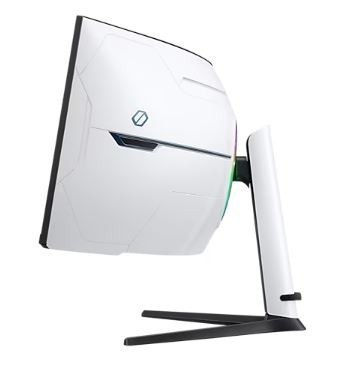 Samsung Samsung Monitor 57 cali G95NC VA 7680x2160 DUHD 32:9 3xHDMI 1xDP 2xUSB 3.0 KVM 1ms 240Hz HAS Gaming zakrzywiony 3Yd2d