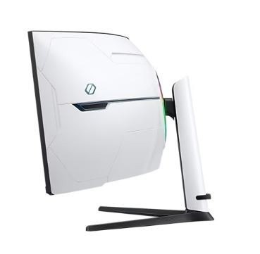 Samsung Samsung Monitor 57 cali G95NC VA 7680x2160 DUHD 32:9 3xHDMI 1xDP 2xUSB 3.0 KVM 1ms 240Hz HAS Gaming zakrzywiony 3Yd2d
