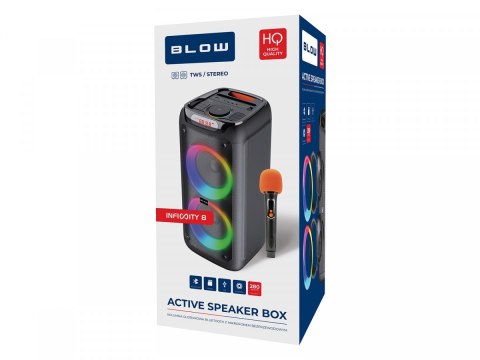 BLOW Głośnik Bluetooth kolumna Infinity 8 cali