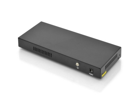 Digitus Switch Gigabit Desktop 8-portowy, 8x10/100/1000Mbps PoE+ af/at 135W, Metalowa obudowa