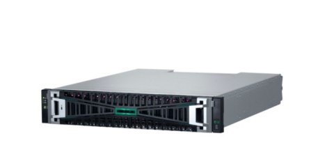 Hewlett Packard Enterprise Zestaw macierzy pamięci masowej all-flash w obudowie 2U (small form factor), zawierający dwa kontrolery Fibre Channel 32 Gb (4-p