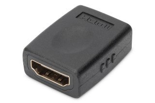 Digitus Adapter HDMI HighSpeed z Ethernetem 4K 60Hz UHD Typ HDMI A/HDMI A Ż/Ż czarny