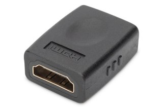 Digitus Adapter HDMI HighSpeed z Ethernetem 4K 60Hz UHD Typ HDMI A/HDMI A Ż/Ż czarny