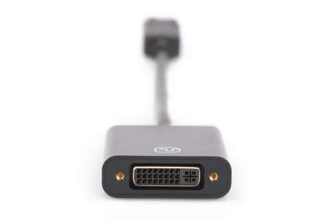 Digitus Kabel adapter Displayport z zatrzaskiem 1080p 60Hz FHD Typ DP/DVI-I (24+5) M/Ż 0,15m czarny