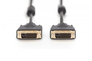 Digitus Kabel połączeniowy DVI-D DualLink WQXGA 30Hz HD Typ DVI-D (24+1)/DVI-D (24+1) M/M 10m czarny
