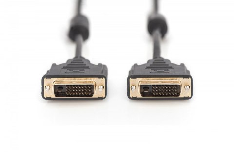 Digitus Kabel połączeniowy DVI-D DualLink WQXGA 30Hz HD Typ DVI-D (24+1)/DVI-D (24+1) M/M 10m czarny