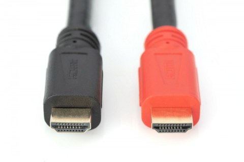 Digitus Kabel połączeniowy HDMI HighSpeed ze wzmacniaczem 1080p 60Hz FHD Typ HDMI A/HDMI A M/M 20m czarny