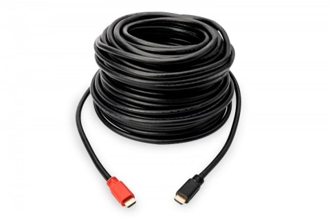 Digitus Kabel połączeniowy HDMI HighSpeed ze wzmacniaczem 1080p 60Hz FHD Typ HDMI A/HDMI A M/M 20m czarny