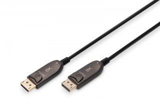Digitus Kabel połączeniowy hybrydowy AOC DisplayPort 1.4 8K/60Hz UHD DP/DP M/M 10m czarny