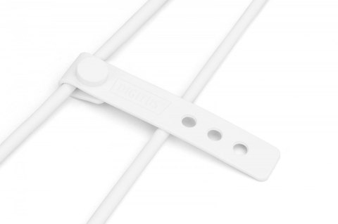 Digitus Kabel połączeniowy silikonowy USB-A - USB-C, USB 2.0 60W, 2m Biały