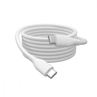 Digitus Kabel połączeniowy silikonowy USB-C - USB-C, USB 2.0 60W, 2m Biały