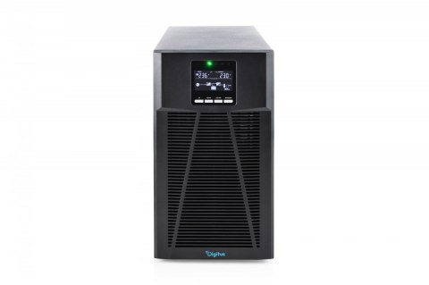 Digitus Zasilacz awaryjny UPS Online Tower 19" LCD 3000VA/3000W 6x12V/9Ah 8xC13 1xC19 1xC14 USB RS232 RJ45 GŁ.460mm