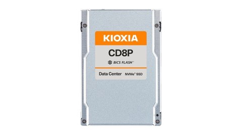 Kioxia Dysk SSD CD8P-R 30720GB U.2 NVMe Gen.5 1x4 DWPD 1 3D TLC BiCS Flash Data Center NVMe non-SED SIE PLP