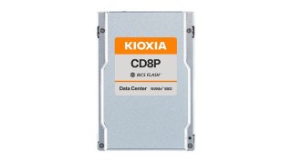 Kioxia Dysk SSD CD8P-R 3840GB U.2 NVMe Gen.5 1x4 DWPD 1 3D TLC BiCS Flash Data Center NVMe non-SED SIE PLP