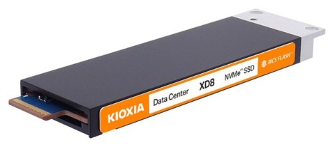 Kioxia Dysk SSD XD8 1920GB E1.S NVMe Gen.5 1x4 DWPD 1 3D TLC BiCS Flash Data Center NVMe SED PLP