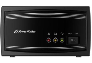 PowerWalker Zasilacz INVERTER 650VA ŁADOWARKA 15A, CZYSTA FALA SINUSOIDALNA (BEZ AKUMULATORÓW)