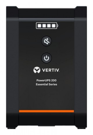 Vertiv Zasilacz awaryjny PowerUPS 200 Essential PSA6E-600IT-SCH 600VA 230V 4SCH