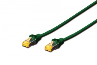Digitus Patch cord S/FTP kat.6A LSOH 1m zielony