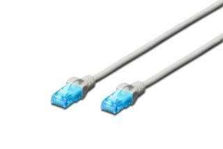 Digitus Patch cord kat.5e UTP, CU, AWG 26/7 2m szary