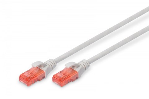 Digitus Patch cord nieekranowany U/UTP Kat.6 AWG 26/7 miedź LSOH 5,0m szary