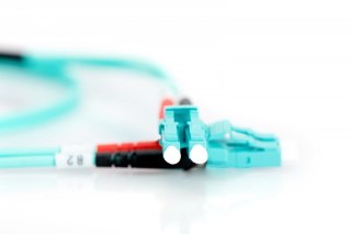 Digitus Patch cord światłowodowy FO LC-LC MM 50/125 OM3 duplex LSOH 7m turkusowy