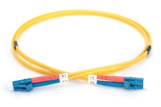 Digitus Patchcord FO Singlemode 09/125 OS2 LC-LC duplex 3m żółty