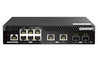QNAP Przełącznik QSW-M2106R-2S2T 2 x 10GbE SFP+ 6 x 2.5GbE RJ45