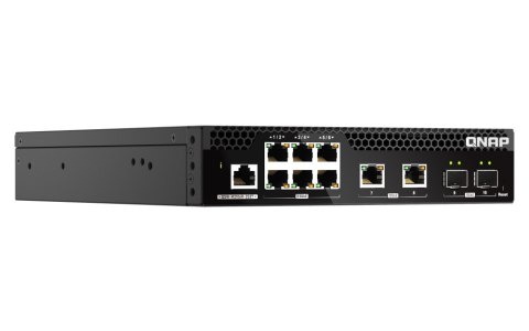 QNAP Przełącznik QSW-M2106R-2S2T 2 x 10GbE SFP+ 6 x 2.5GbE RJ45