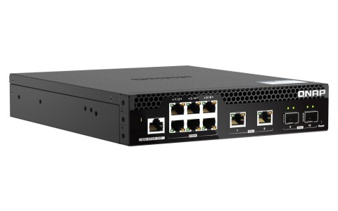 QNAP Przełącznik QSW-M2106R-2S2T 2 x 10GbE SFP+ 6 x 2.5GbE RJ45