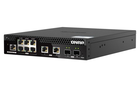 QNAP Przełącznik QSW-M2106R-2S2T 2 x 10GbE SFP+ 6 x 2.5GbE RJ45