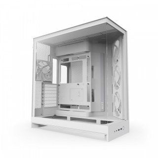 NZXT Obudowa H9 FLOW RGB Midi tower z oknem biała