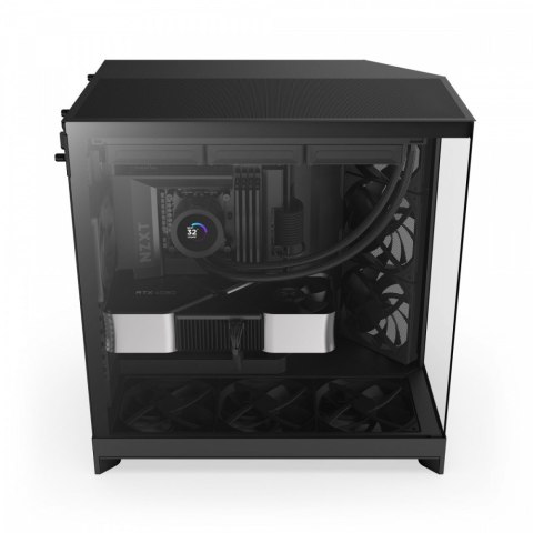 NZXT Obudowa H9 Flow Midi Tower z oknem czarna