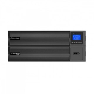 PowerWalker Zasilacz awaryjny UPS ON-LINE rack VFI 6000 LICR IOT PF1 6000VA Terminal USB-B RS-232 LCD 4U