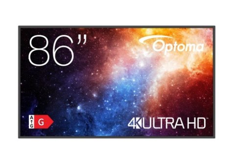 Optoma Monitor wielkoformatowy IFPD N3861K 86 cali H1F2COHBW101