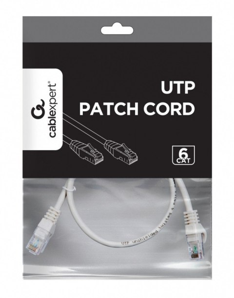 Gembird Patch cord UTP kat.6 0.5m szary
