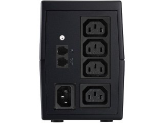 PowerWalker Zasilacz awaryjny Line-Interactive 850VA 4x IEC C13 Out, RJ11 In/Out, USB