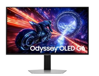 Samsung Monitor 27 cali Odyssey G6 OLED 2560x1440 QHD 16:9 2xHDMI 1xDP 2xUSB 3.0 1xUSB-C 0,03ms 500Hz HAS+PIV płaski 3Yd2d (LS27FG604SUX