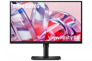 Samsung Monitor 27 cali Viewfinity S80H IPS 3840x2160 UHD 16:9 1xHDMI 1xDP 3xUSB-A 1xUSB-B Easy Connection 5ms 60Hz HAS+PIV płaski 3YOn-