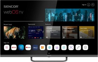Sencor Telewizor LED 32 cale SLE 32S840TCSB Smart webOS WiFi Bluetooth