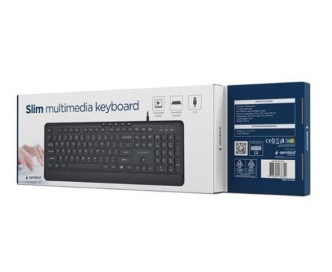 Gembird Klawiatura multimedialna KB-MCH-05