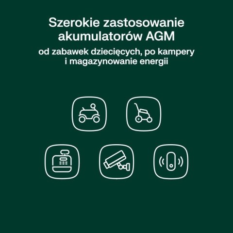 Green Cell Akumulator bezobsługowy do kasy, zabawek, kamer AGM VRLA 12V 18Ah, IP54