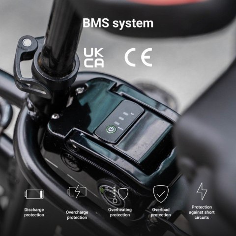 Green Cell Bateria Silverfish do roweru elektrycznego Ebike z ładowarką 24V 11.6Ah 280Wh Silverfish m.in do Prophete. Produkcja polska.