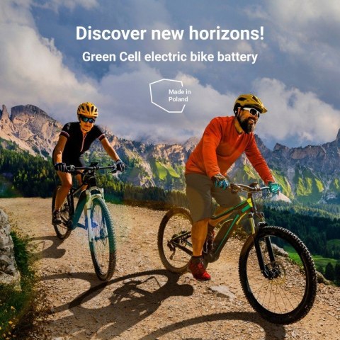 Green Cell Bateria do roweru elektrycznego Ebike z ładowarką 36V 11.6Ah 418Wh Silverfish m.in do Zündapp, Telefunken. Produkcja polska.
