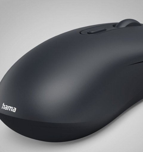 Hama Mysz przewodowa usb-C CM-200 czarna