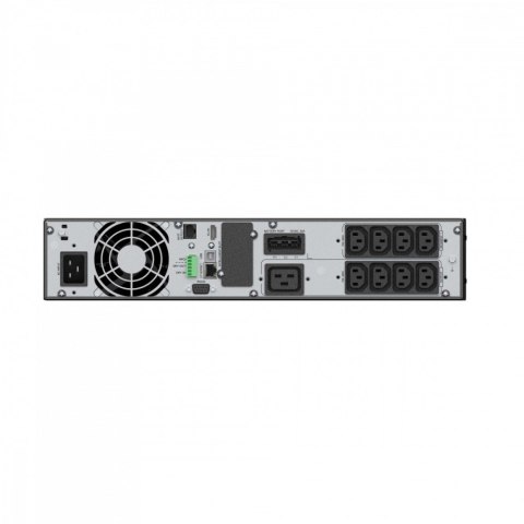 PowerWalker Zasilacz awaryjny UPS On-Line Rack 3000VA 8xIEC C13 1xIEC C19 USB-B LCD 2U