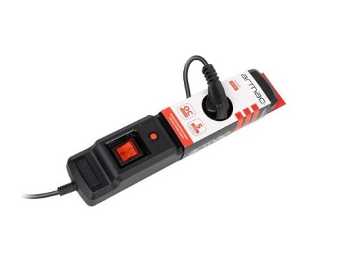 Armac Listwa zasilająca 3m multi 3M czarna M3/30/CZ