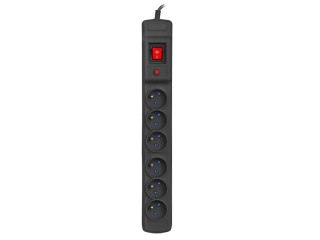 Armac Listwa zasilająca 5m multi M6 czarny M6/50/CZ
